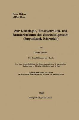 Cover of Zur Limnologie, Entomostraken- und Rotatorienfauna des Seewinkelgebietes (Burgenland, Österreich)