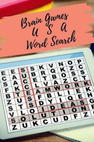 Cover of Brain Games USA Word Search