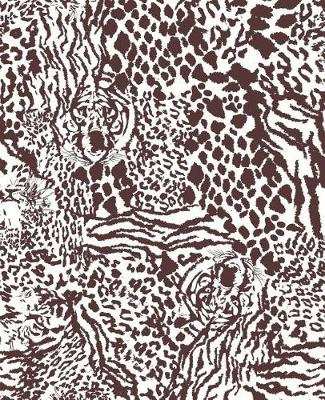 Book cover for Leopard Tiger Pattern Notebook