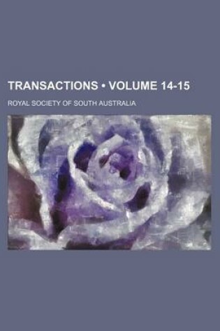 Cover of Transactions (Volume 14-15)