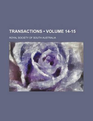 Book cover for Transactions (Volume 14-15)