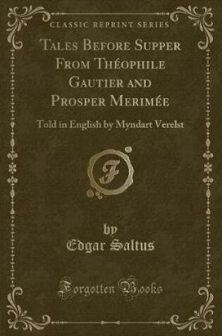 Cover of Tales Before Supper from Théophile Gautier and Prosper Merimée