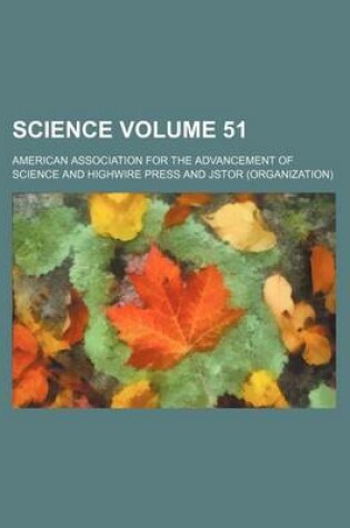 Cover of Science Volume 51