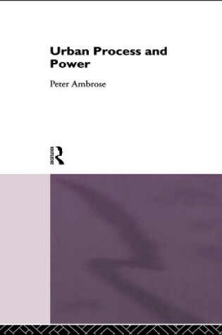 Cover of Urban Process and Power