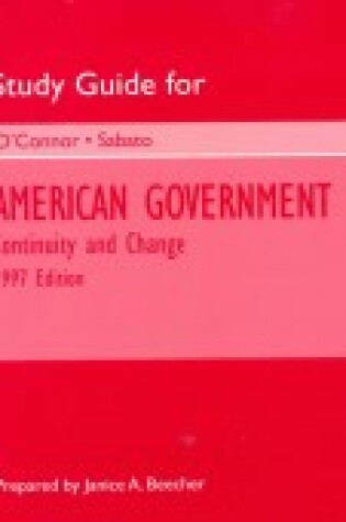 Cover of American Government S/G