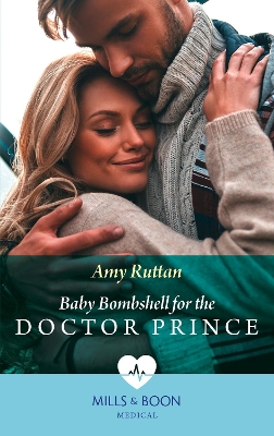 Book cover for Baby Bombshell For The Doctor Prince