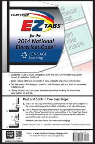 Cover of Color Coded EZ Tabs for the 2014 National Electrical Code