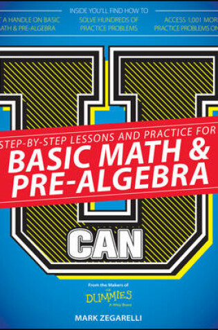 Cover of U Can: Basic Math and Pre-Algebra For Dummies