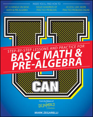 Book cover for U Can: Basic Math and Pre-Algebra For Dummies