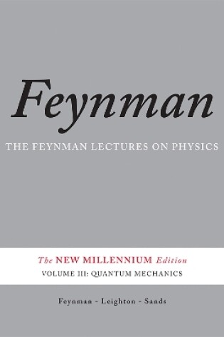 Cover of The Feynman Lectures on Physics, Vol. III