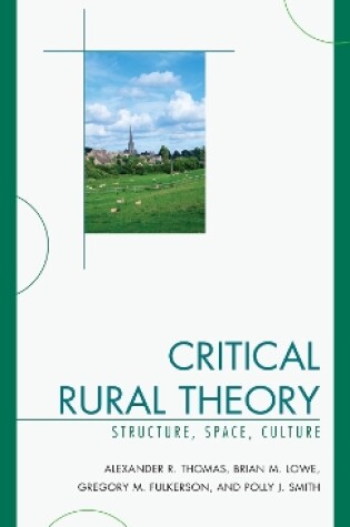 Cover of Critical Rural Theory