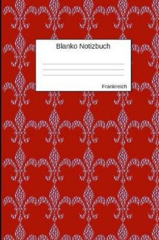 Cover of Blanko Notizbuch Frankreich