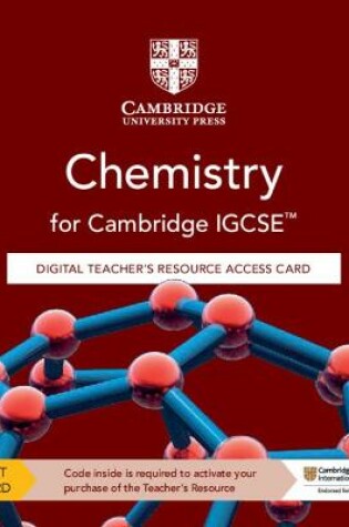 Cover of Cambridge IGCSE™ Chemistry Digital Teacher's Resource Access Card