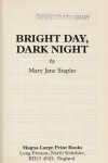 Book cover for Bright Day, Dark Night