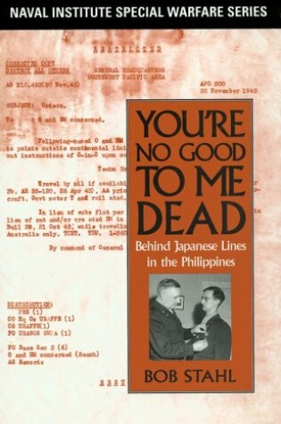 Cover of You're No Good to Me Dead