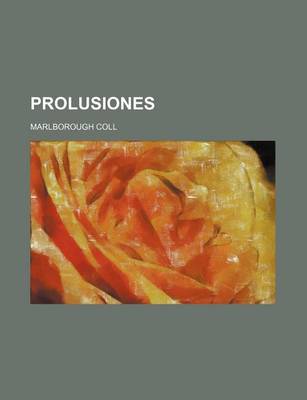 Book cover for Prolusiones