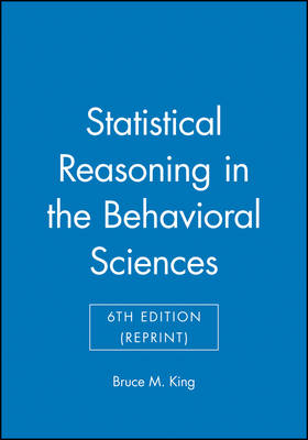 Book cover for Statistical Reasoning in the Behavioral Sciences