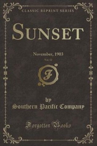 Cover of Sunset, Vol. 12