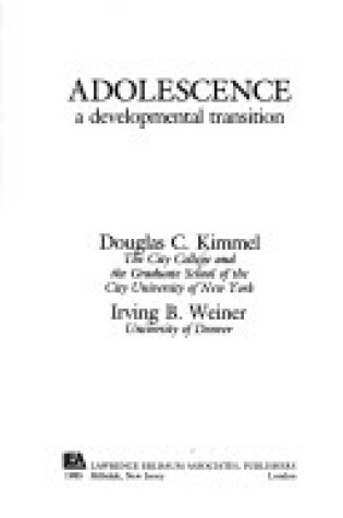 Cover of Adolescence