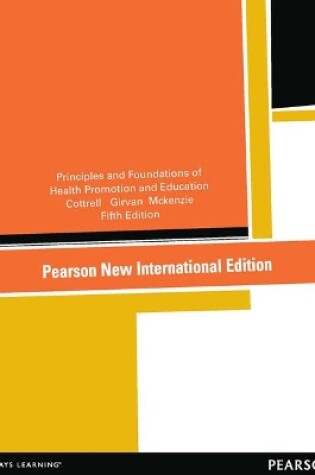 Cover of Principles and Foundations of Health Promotion and Education