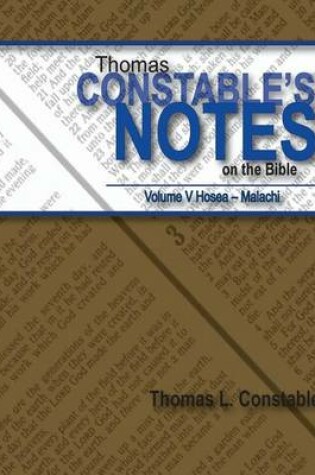 Cover of Thomas Constable Notes on the Bible