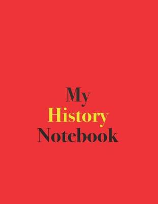 Book cover for My History Notebook