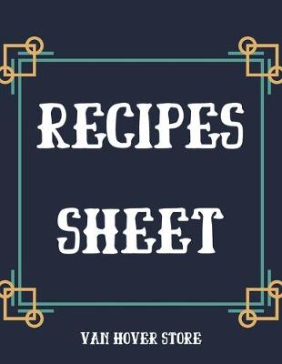 Book cover for Recipes Sheet
