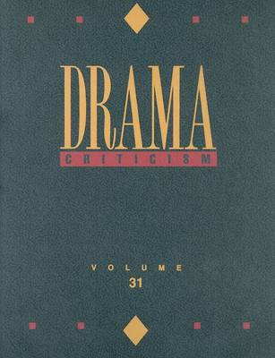 Cover of Drama Criticism