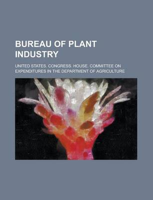 Book cover for Bureau of Plant Industry