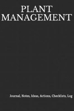 Cover of Plant Management