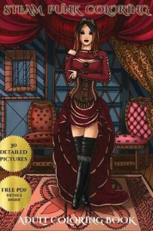 Cover of Adult Coloring Book (Steam Punk)