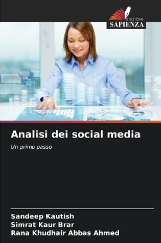 Cover of Analisi dei social media