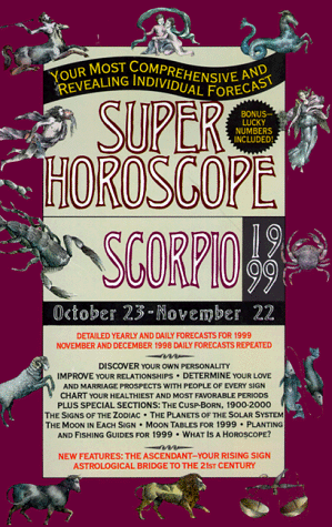 Book cover for Super Horoscope: Scorpio 1999
