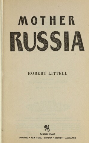 Book cover for Mother Russia