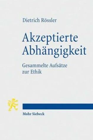 Cover of Akzeptierte Abhangigkeit