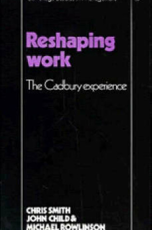Cover of Reshaping Work