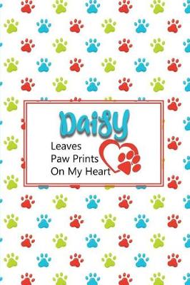 Book cover for Daisy Leaves Paw Prints on My Heart