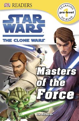 Book cover for Star Wars the Clone Wars Masters of the Force