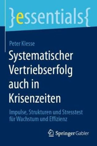 Cover of Systematischer Vertriebserfolg auch in Krisenzeiten