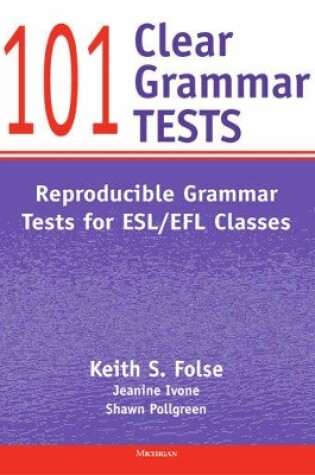 Cover of 101 Clear Grammar Tests