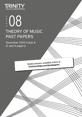 Book cover for Trinity College London Theory Past Papers Nov 2019: Grade 8