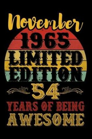 Cover of November 1965 Limited Edition 54 Years Of Being Awesome