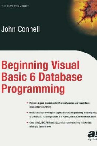 Cover of Beginning Visual Basic 6 Database Programming
