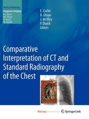 Book cover for Comparative Interpretation of CT and Standard Radiography of the Chest