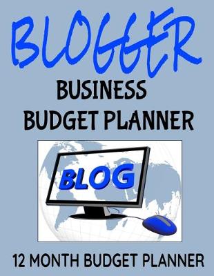 Book cover for Blogger Business Budget Planner