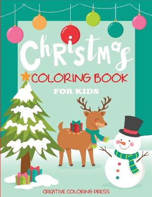 Book cover for Christmas Coloring Book for Kids