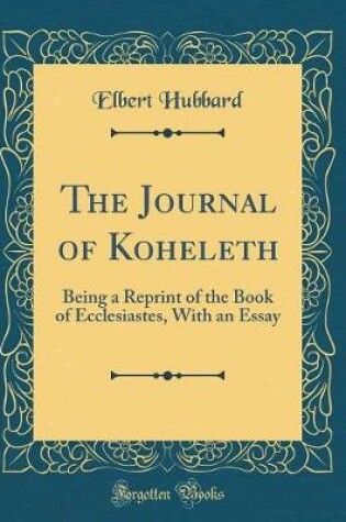 Cover of The Journal of Koheleth