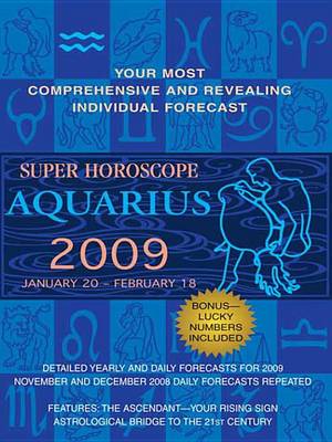 Book cover for Aquarius (Super Horoscopes 2009)