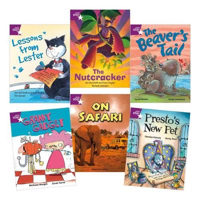 Book cover for Learn at Home:Star Reading Purple Level Pack (5 fiction and 1 non-fiction book)