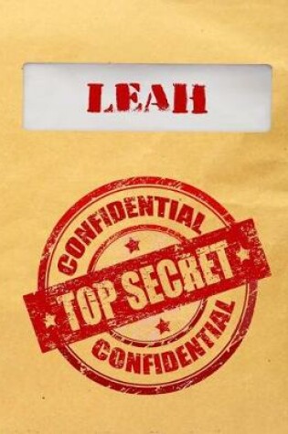 Cover of Leah Top Secret Confidential